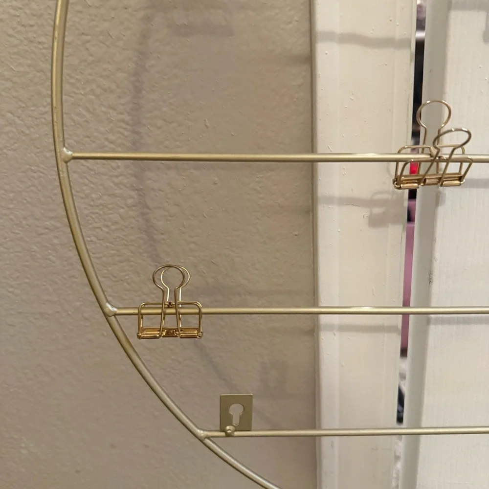 Francesca's Collections Gold Wall Photo Display